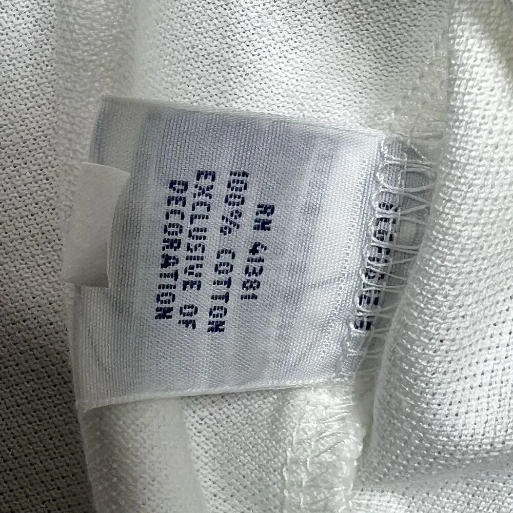 Ralph Lauren Knit Oxford Polo Shirt Men 4XLT Tall White Short Sleeve Cotton
